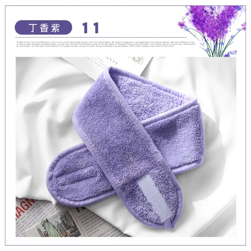 Women's Solid Color Fleece Headscarf with Velcro - Image 11