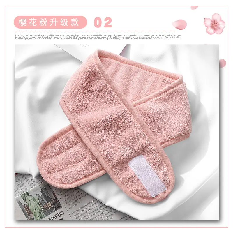 Women's Solid Color Fleece Headscarf with Velcro - Image 2
