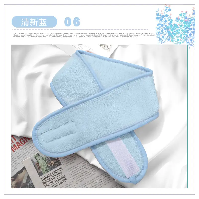 Women's Solid Color Fleece Headscarf with Velcro - Image 6