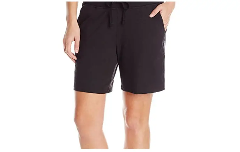 Women Grey Knit Mid Waist Shorts Casual — feature 15