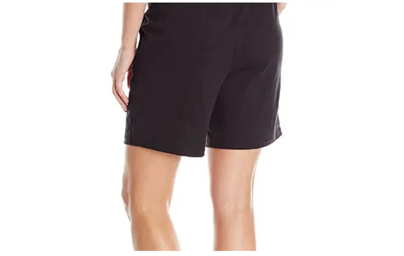 Women Grey Knit Mid Waist Shorts Casual — feature 16
