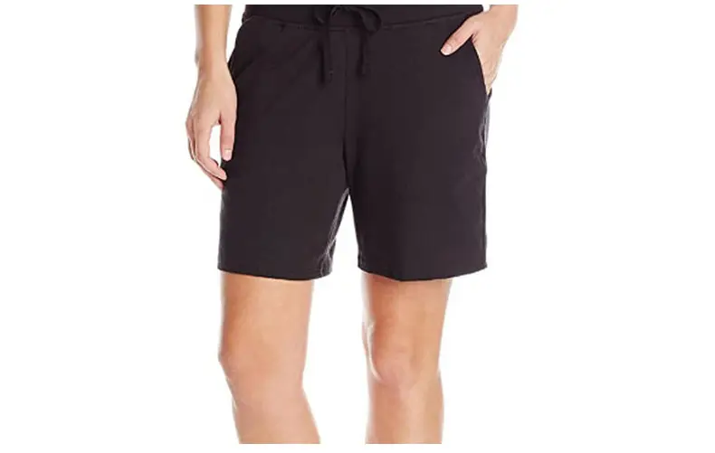 Women Grey Knit Mid Waist Shorts Casual — feature 22