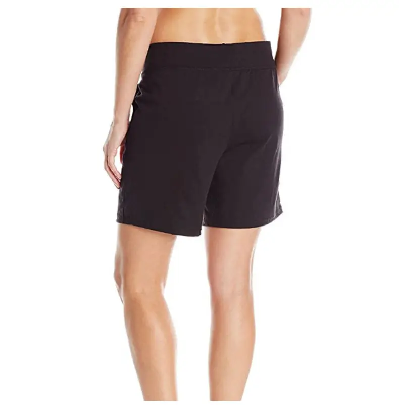 Women Grey Knit Mid Waist Shorts Casual — feature 35