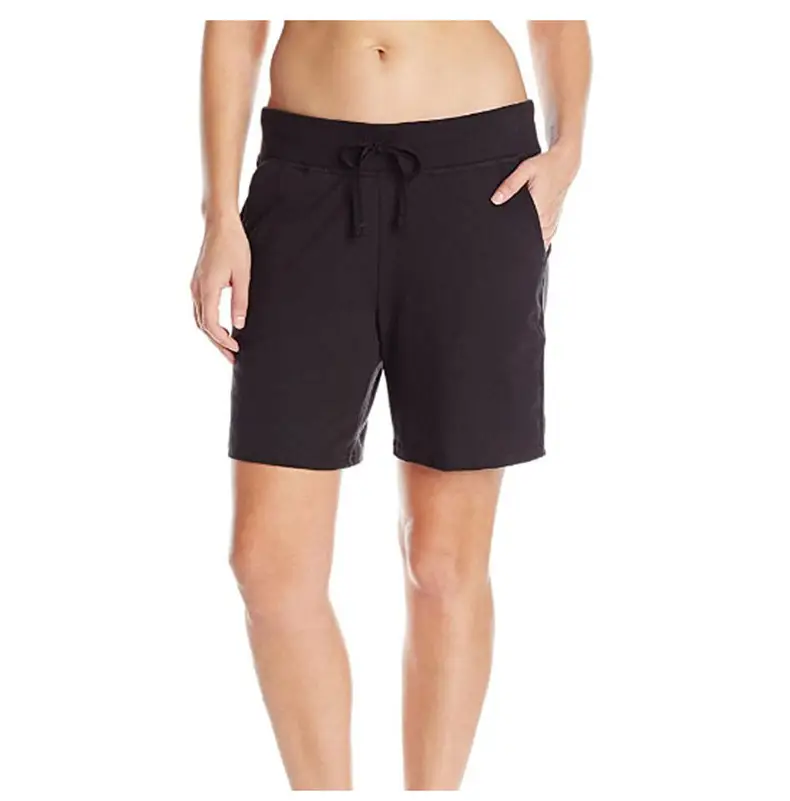 Women Grey Knit Mid Waist Shorts Casual — feature 41