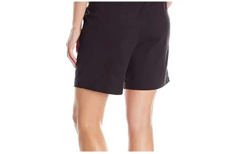 Women Grey Knit Mid Waist Shorts Casual — feature 49