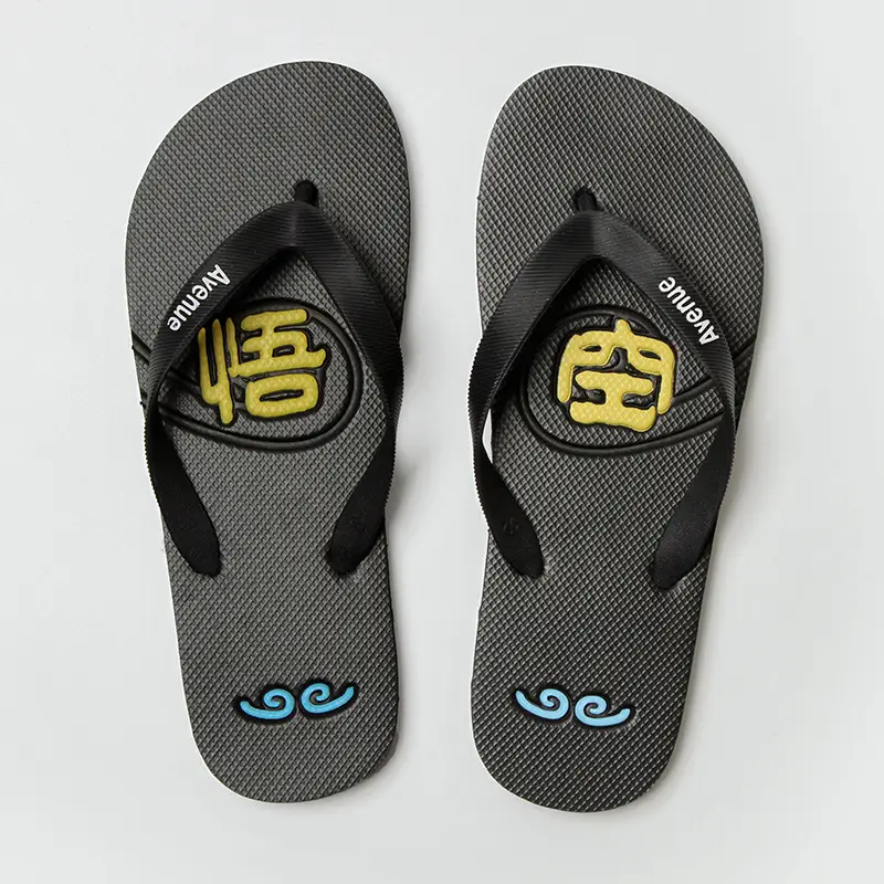 Men's Red Graphic Flip-Flops Summer Non-Slip