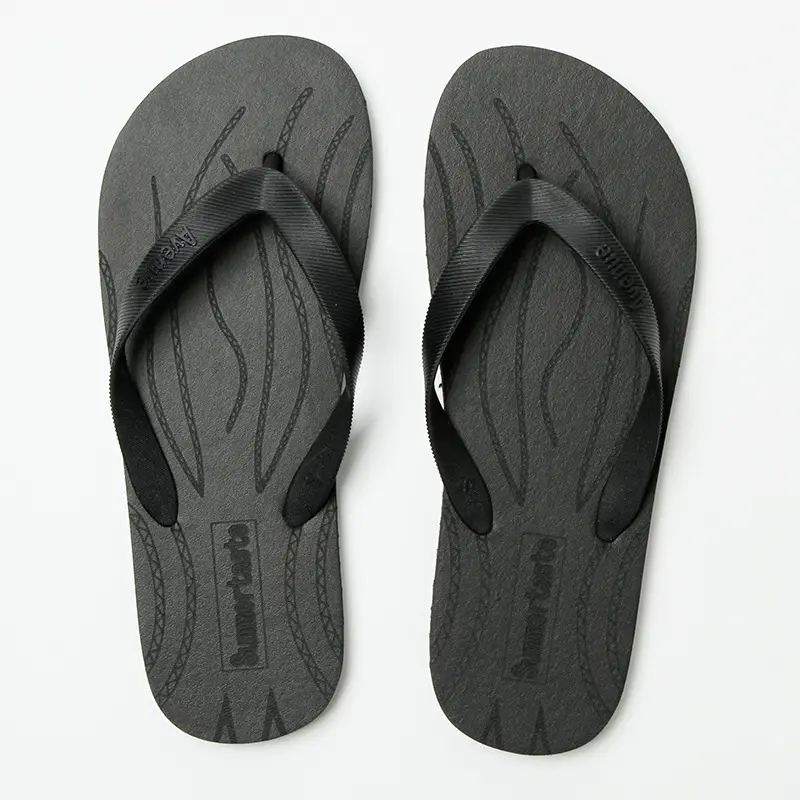Men's Red Graphic Flip-Flops Summer Non-Slip