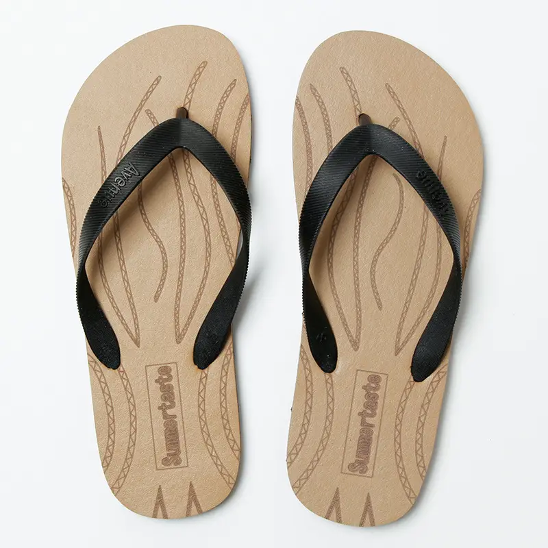 Men's Red Graphic Flip-Flops Summer Non-Slip