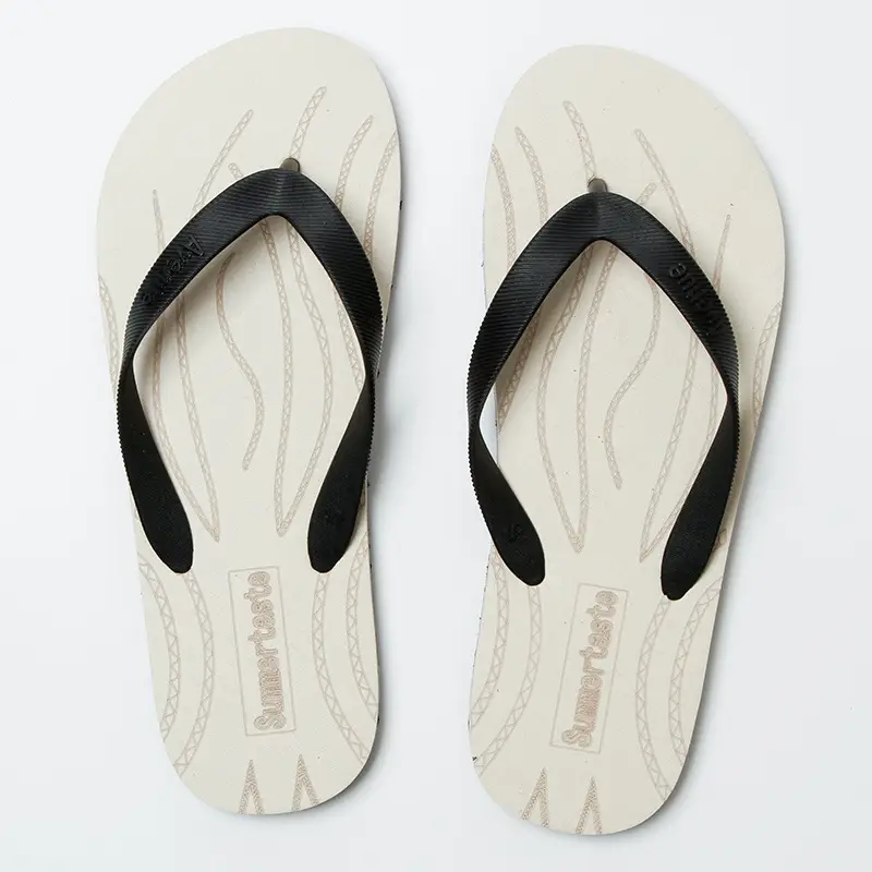Men's Red Graphic Flip-Flops Summer Non-Slip