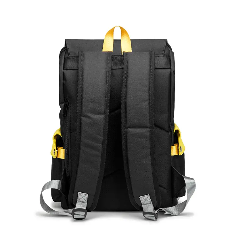 Men's Black Anti-Theft Campus Backpack 15.6" Computer Bag - Image 11