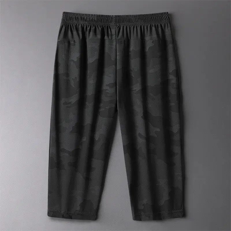 Men's Camouflage Ice Silk Capri Pants Large - Image 5