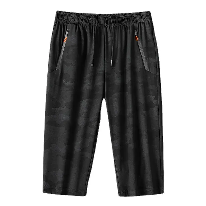 Men's Camouflage Ice Silk Capri Pants Large - Image 7