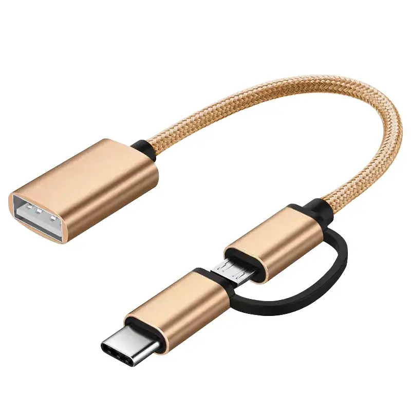 Type-C OTG Adapter with USB-C Cable for Android Tablets