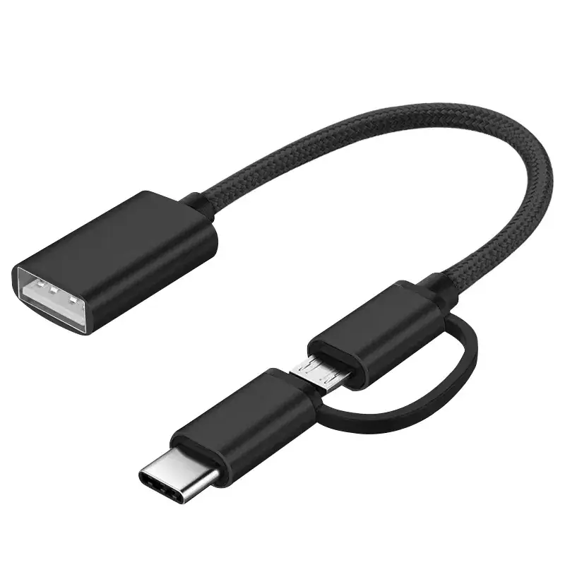 Type-C OTG Adapter with USB-C Cable for Android Tablets