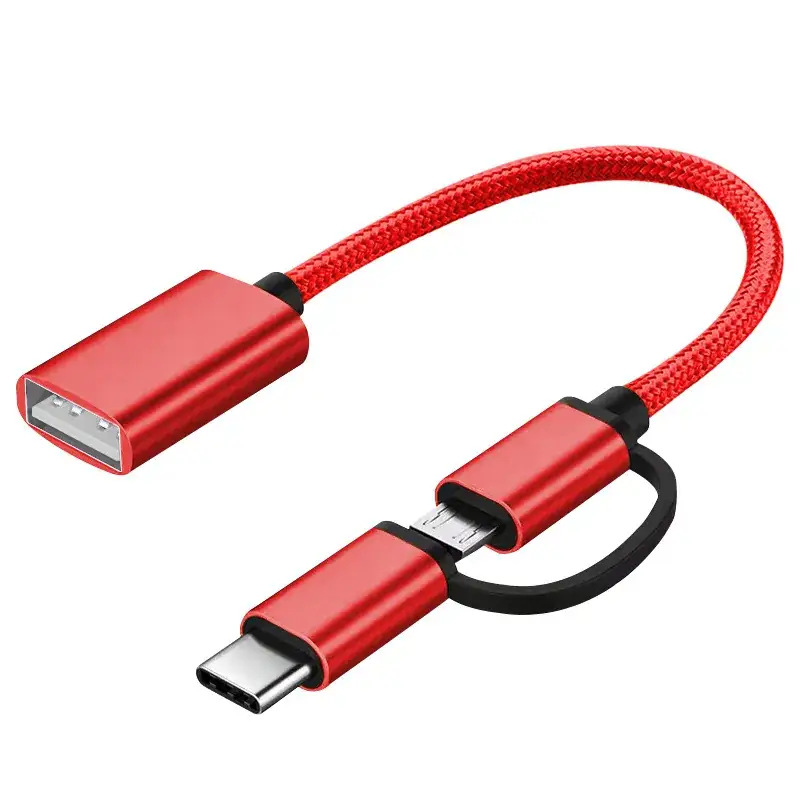 Type-C OTG Adapter with USB-C Cable for Android Tablets