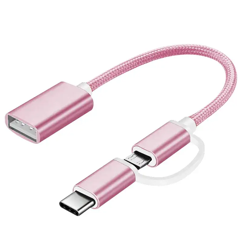 Type-C OTG Adapter with USB-C Cable for Android Tablets