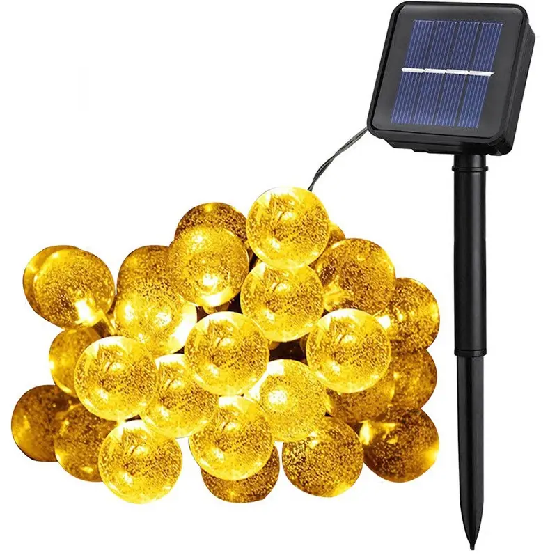 30LED Solar Bubble Light String Outdoor Decor