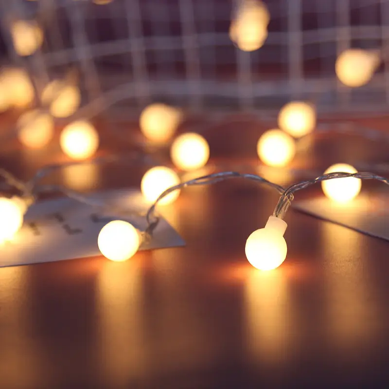 30LED Solar Bubble Light String Outdoor Decor