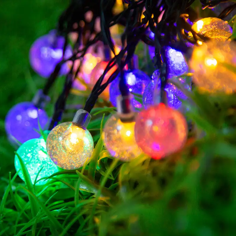 30LED Solar Bubble Light String Outdoor Decor