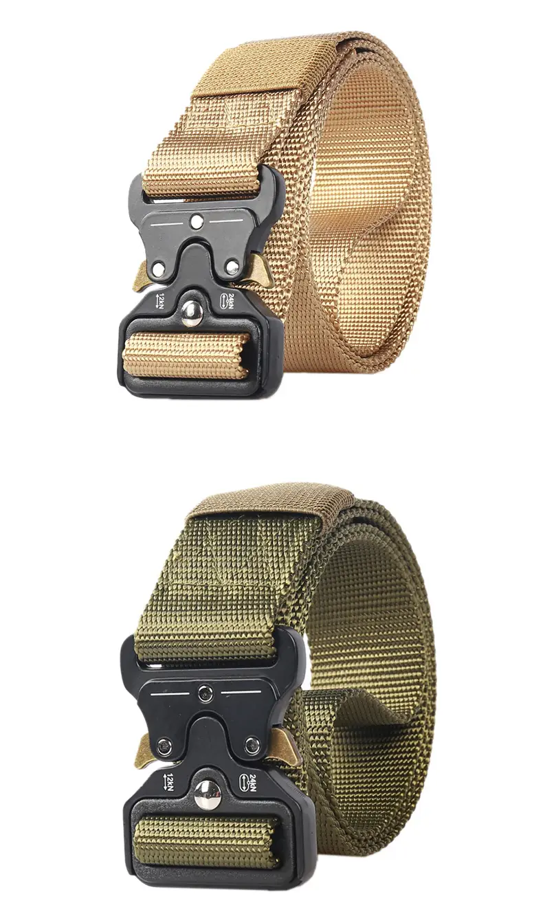 Men's Cobra Tactical Belt Black Nylon Multifunctional β feature 14