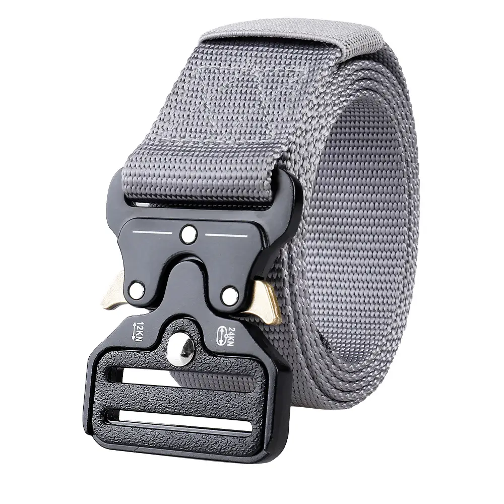 Men's Cobra Tactical Belt Black Nylon Multifunctional - Image 5