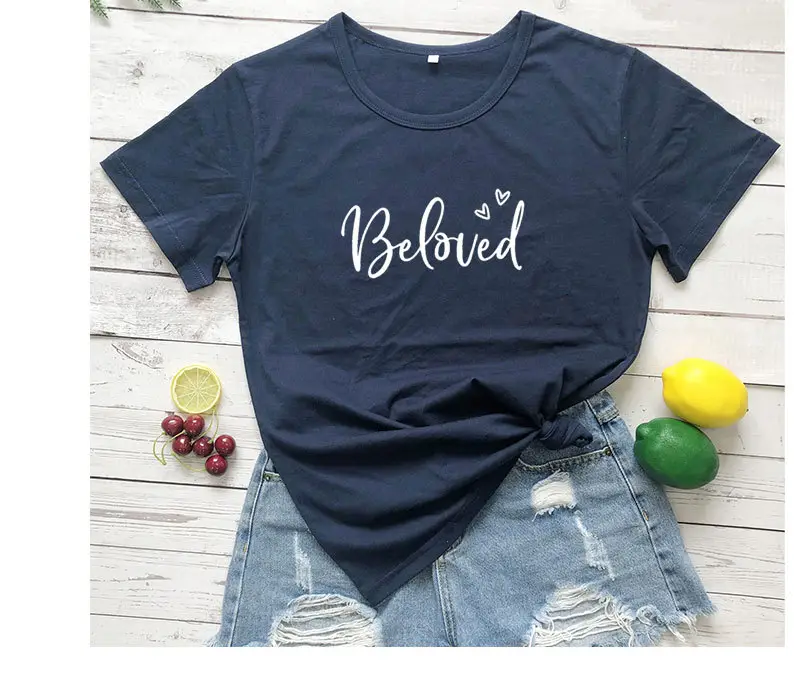 Beloved Graphic T-Shirt Grey Short Sleeve - Image 12