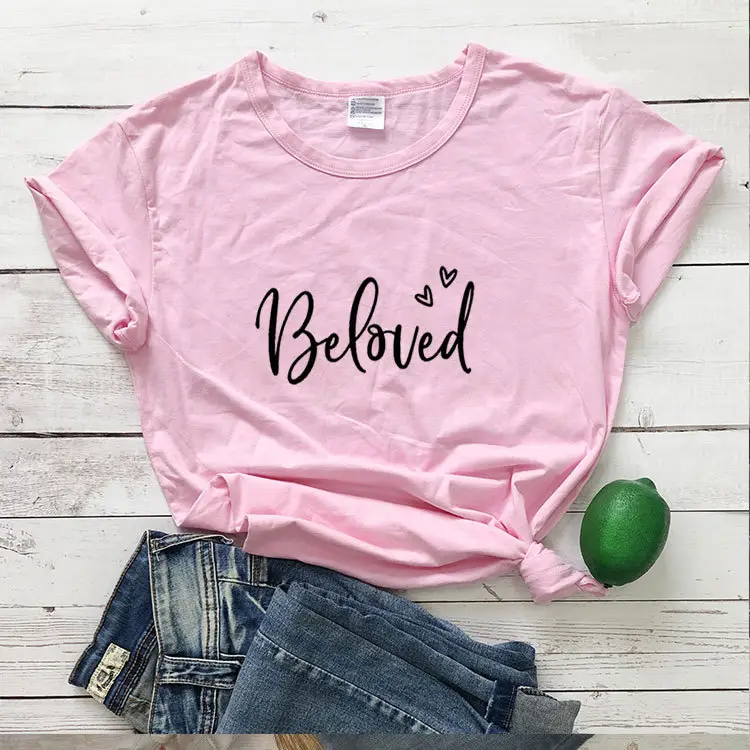 Beloved Graphic T-Shirt Grey Short Sleeve - Image 6