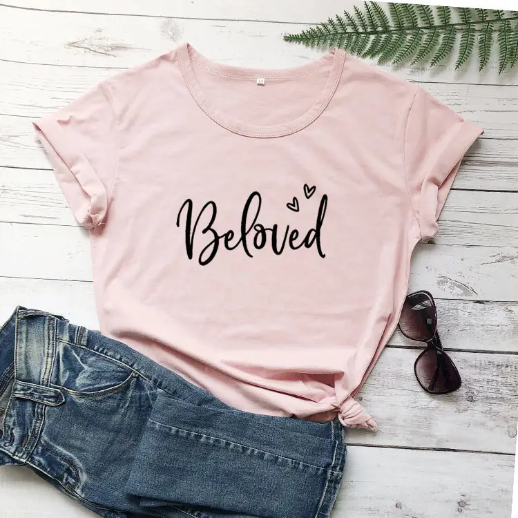 Beloved Graphic T-Shirt Grey Short Sleeve - Image 8
