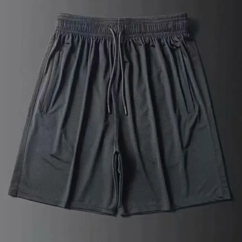 Men Ice Silk Shorts Large Summer Breathable Loose Fit - Image 3