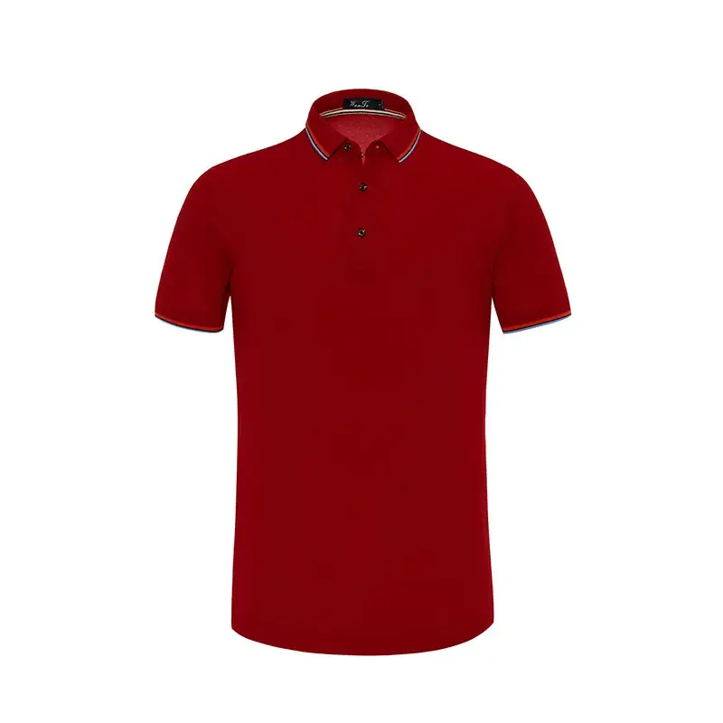 Light Blue Polo Shirt with Logo Print & Embroidered Collar - Image 5