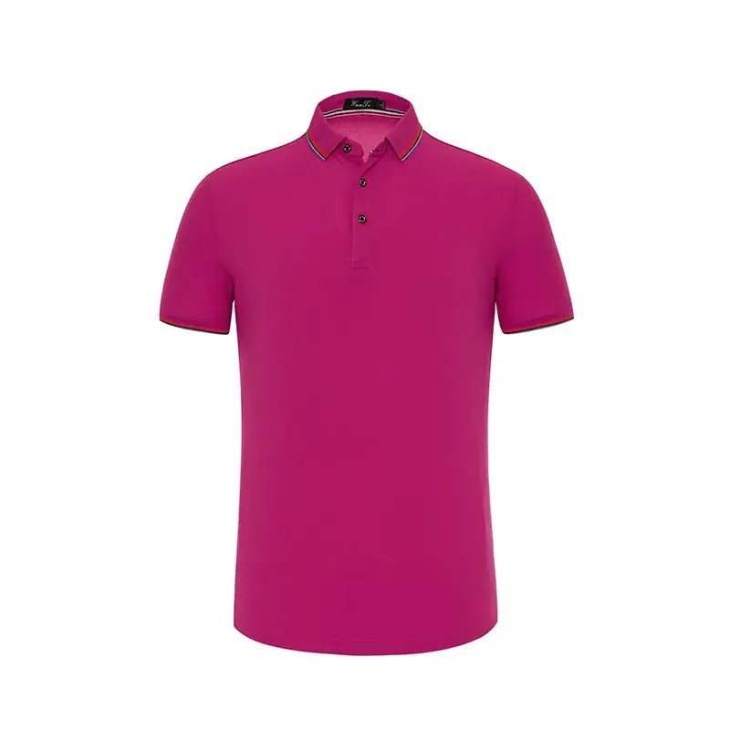 Light Blue Polo Shirt with Logo Print & Embroidered Collar - Image 9