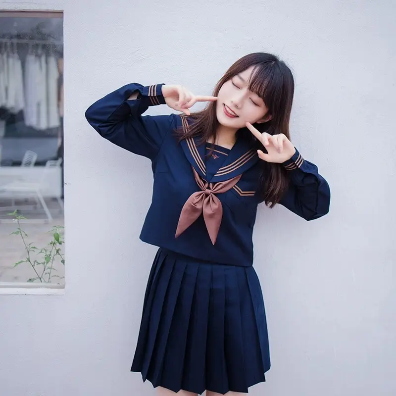Tea Feather Japanese JK Uniform Pleated Skirt - Image 13