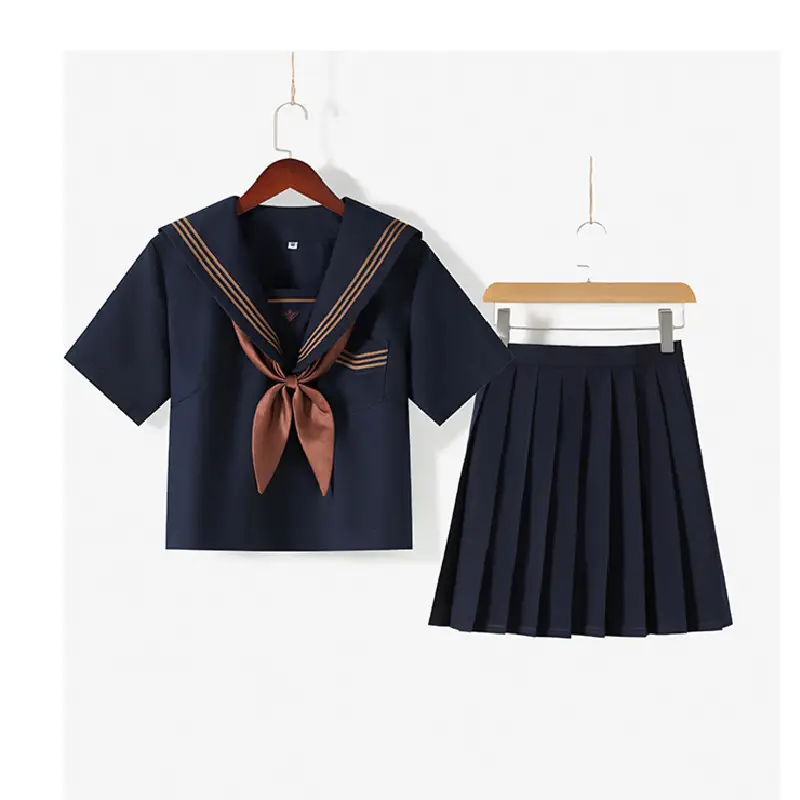 Tea Feather Japanese JK Uniform Pleated Skirt - Image 3