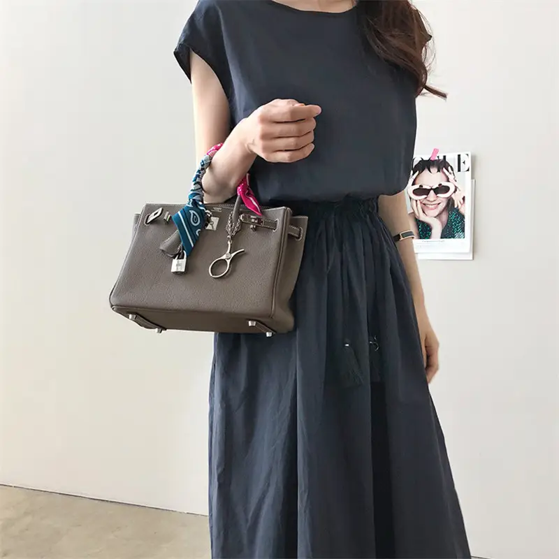 Cotton Linen Swing Dress 2023 Summer Large