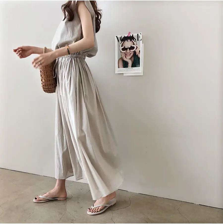 Cotton Linen Swing Dress 2023 Summer Large — feature 10