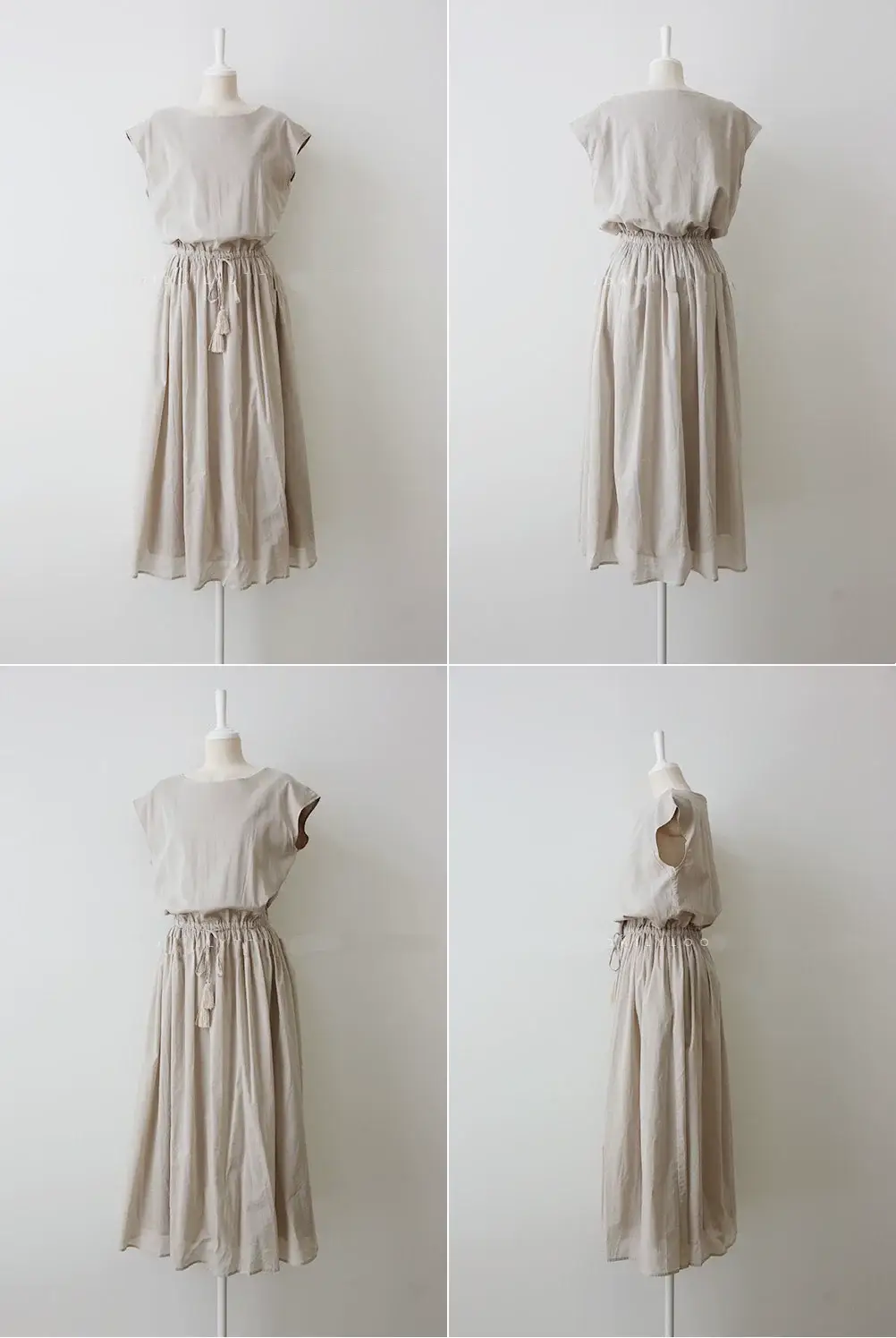 Cotton Linen Swing Dress 2023 Summer Large — feature 20