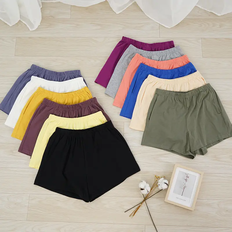 Women Cotton Shorts Set Multi Color Summer Hanging - Image 13