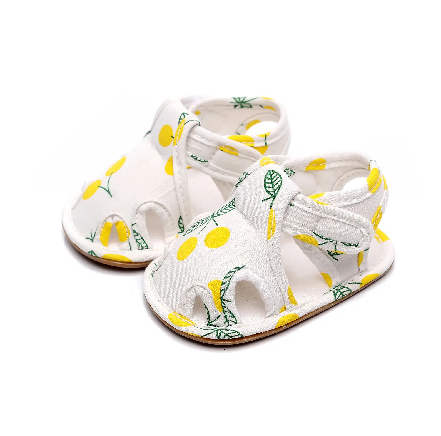 White Cartoon Baby Sandals Non-Slip Toddler Shoes