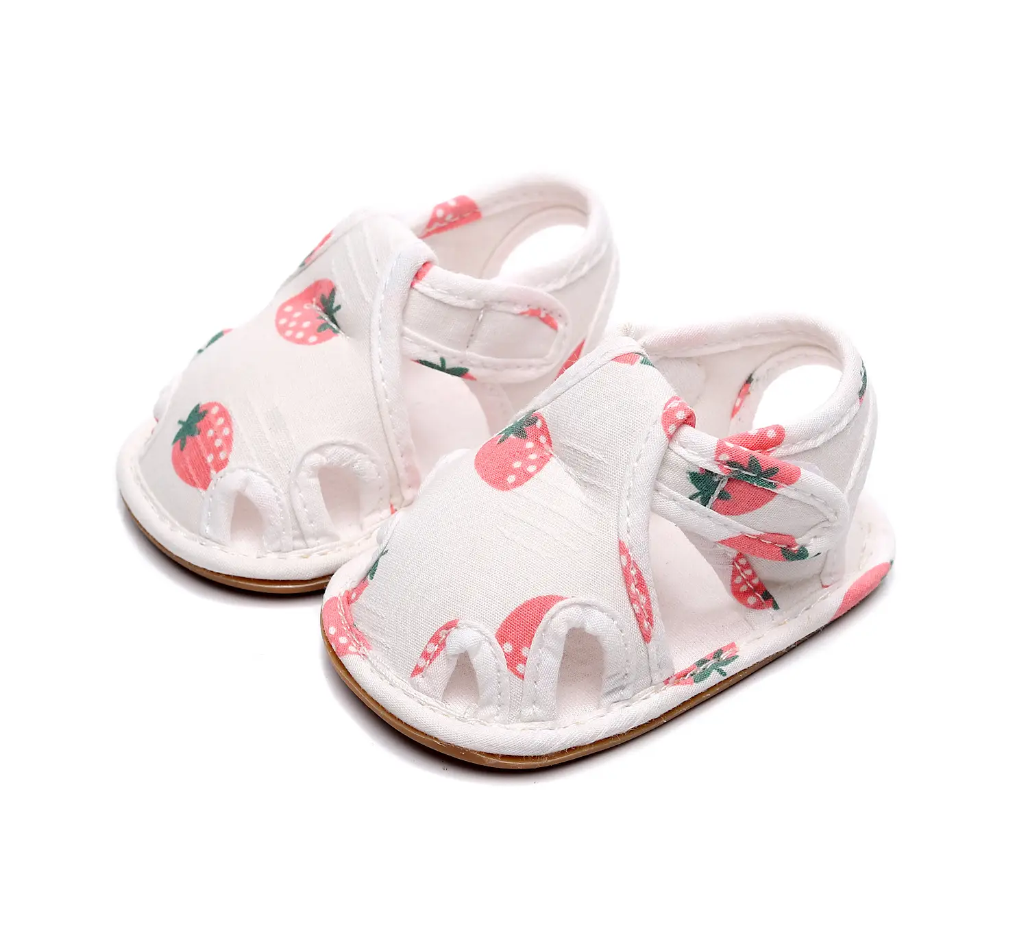 White Cartoon Baby Sandals Non-Slip Toddler Shoes