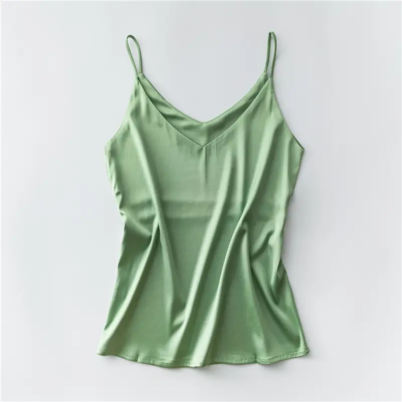 Women's Summer Camisole Base Satin Loose Top