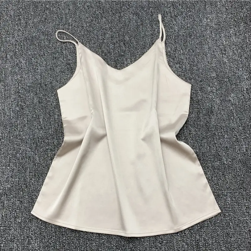 Women's Summer Camisole Base Satin Loose Top