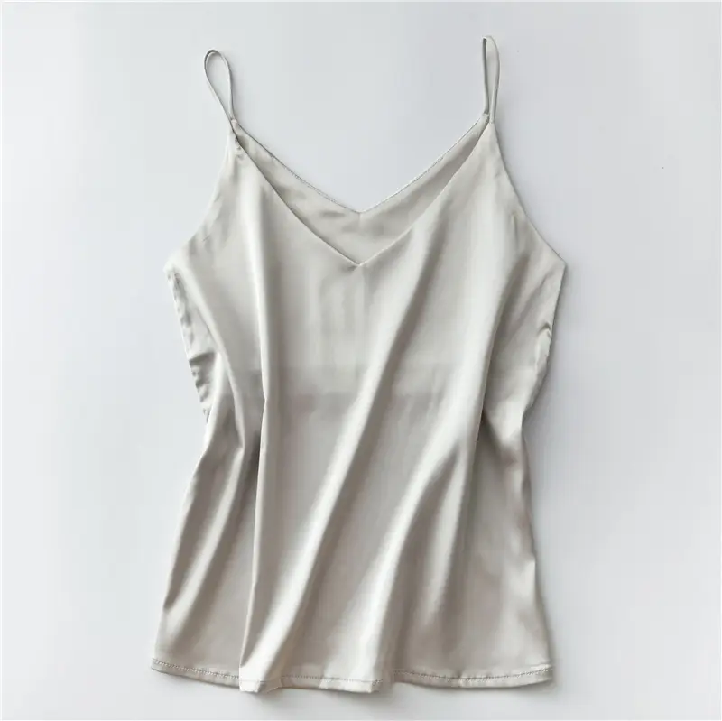 Women's Summer Camisole Base Satin Loose Top