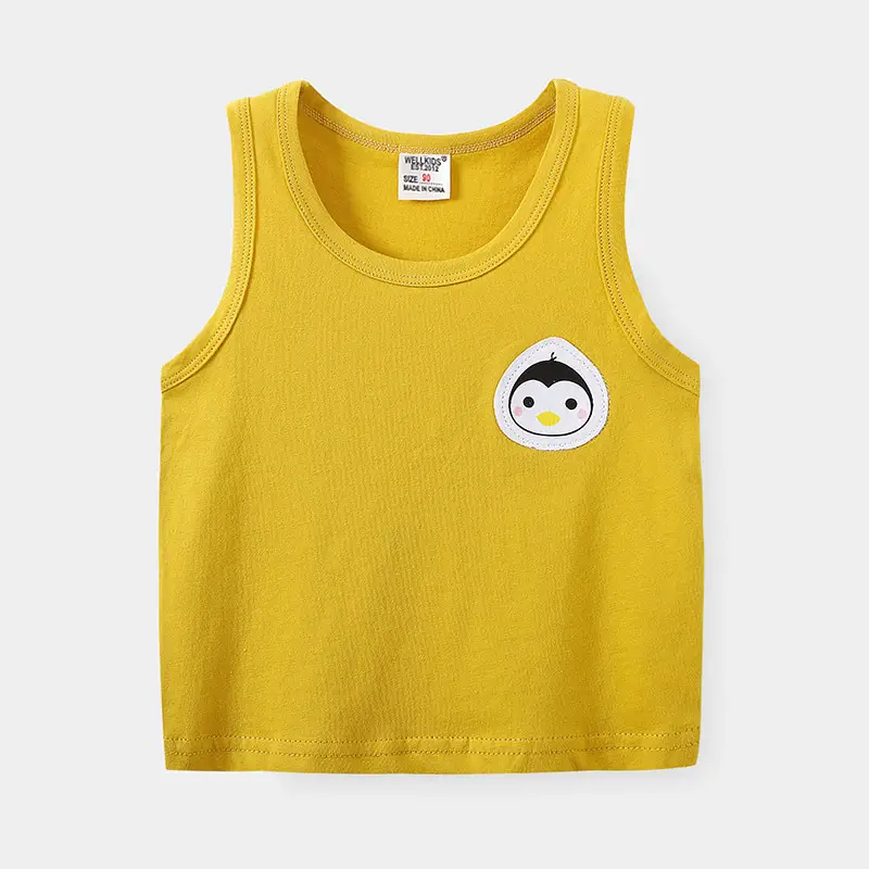 New Style Boys Sleeveless Vest Yellow 1-3Yr - Image 3