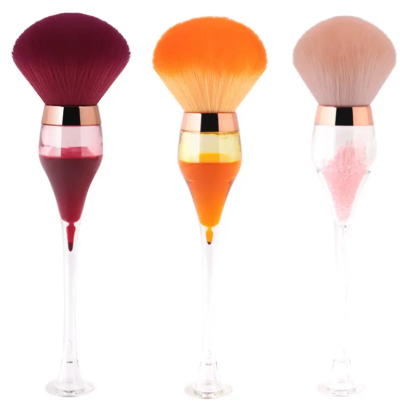 Yasna Red Wine Glass Makeup Brush Loose Paint - Image 8