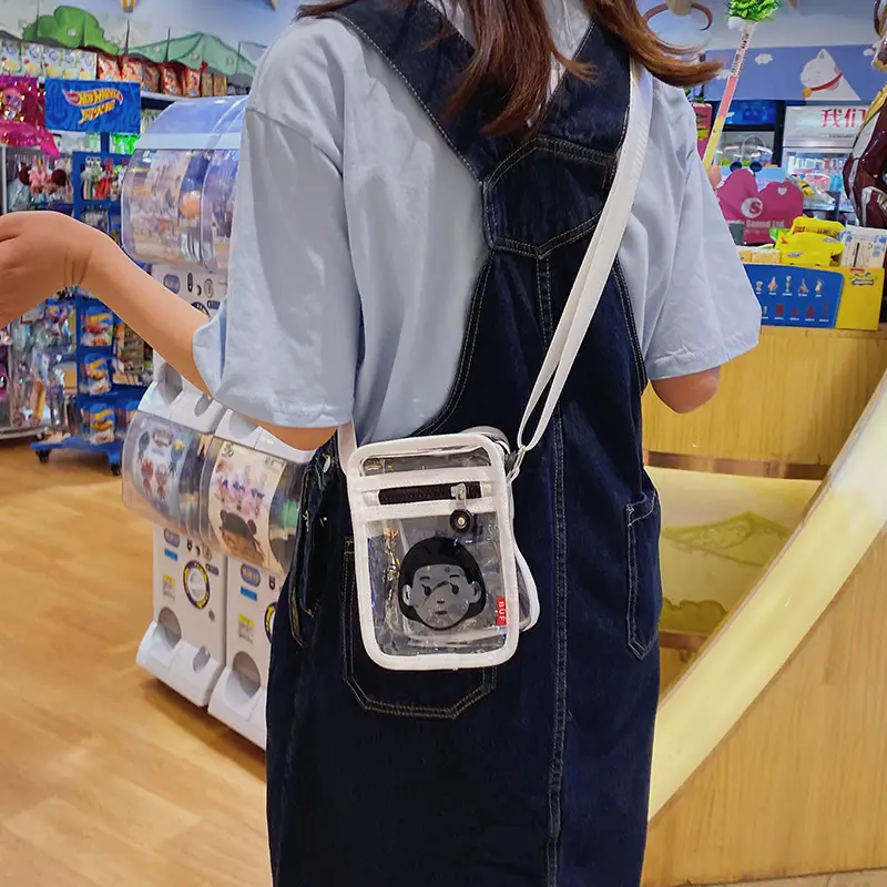 Printed Transparent Crossbody Bag Women 2020 Fashion - Image 2