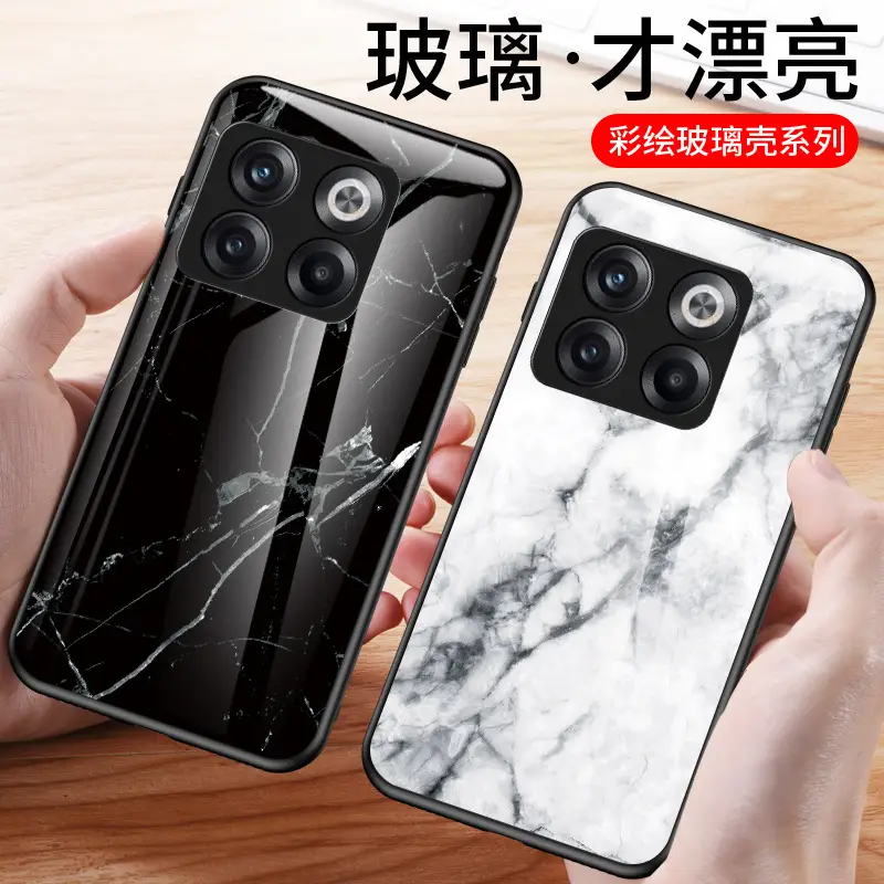 OnePlus 15 Marble Glass Protective Case