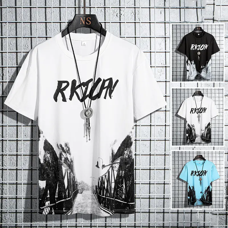 Men Printed Joker T-Shirt White Graphic Casual Summer Wear - Image 4