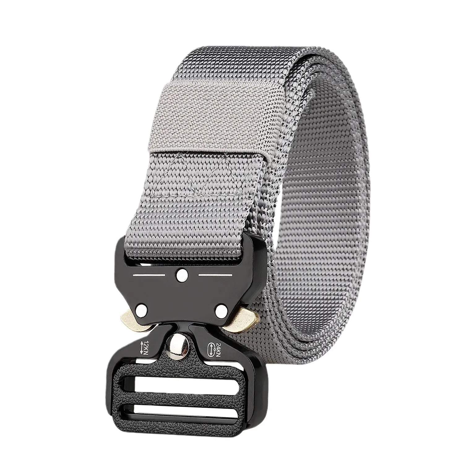 Black Nylon Tactical Belt Quick Release Alloy Buckle - Image 11