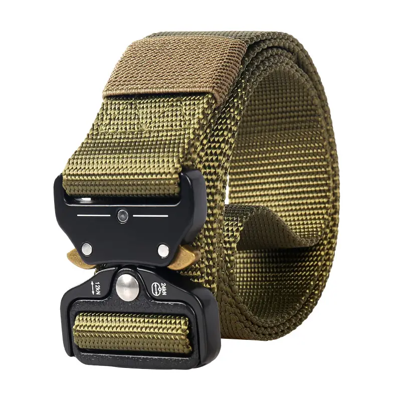 Black Nylon Tactical Belt Quick Release Alloy Buckle