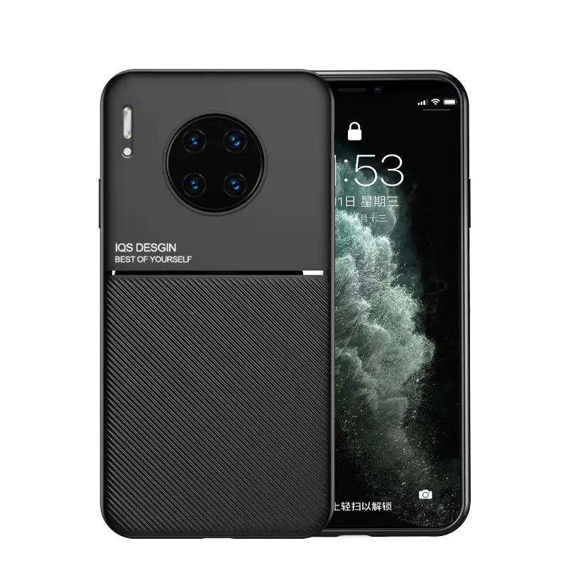 Huawei Mate60 Phone Case Red Leather Drop Proof Anti-Slip - Image 9